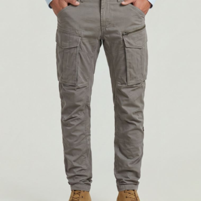 Rovic Zip 3D Regular Tapered Pants