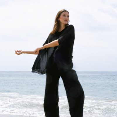 LARSON LINEN PANT IN ONYX