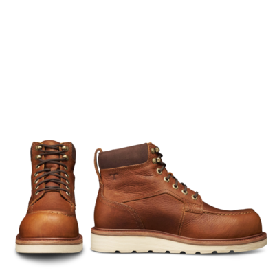 LongHaul Waterproof Moc Composite Toe Work Boot - Saddle