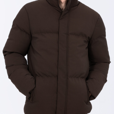 2t Metric Tall Mens Padded Puffer Jacket (brown) | Tall Mens Clothing | 2tall.com