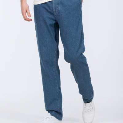 2t James Loose Fit Tall Mens Elasticated Waist Jeans (mid) | Tall Mens Clothing | 2tall.com