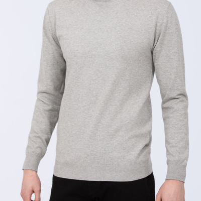 2t Austin Tall Mens Cotton Crew Neck Jumper (light grey) | Tall Mens Clothing | 2tall.com