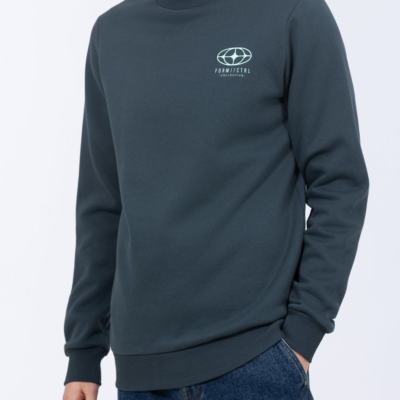 2t Hamish Tall Mens Heavyweight Regular Fit Sweatshirt(printed petrol) | Tall Mens Clothing | 2tall.com