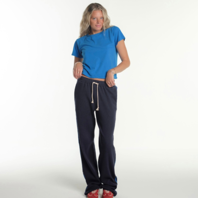WAFFLE TRACK PANT 2.0 IN NAVY